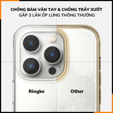 Ốp lưng iphone 16 RINGKE chính hãng trong suốt chống sốc FUSION X chống ố vàng huỳnh tân store