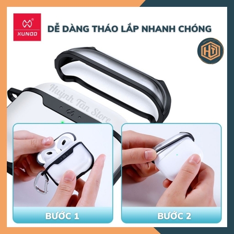 Ốp lưng airpods 3 chống sốc xundd bảo vệ camera chính hãng chống ố vàng phụ kiện huỳnh tân store