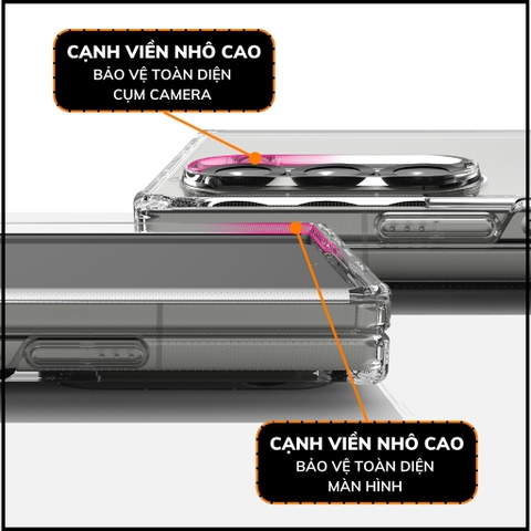 Ốp lưng samsung z fold 7, zfold 6 RINGKE chính hãng trong suốt chống sốc FUSION chống ố vàng phụ kiện huỳnh tân store