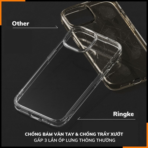 Ốp lưng iphone 15 RINGKE chính hãng trong suốt chống sốc FUSION chống ố vàng phụ kiện điện thoại huỳnh tân