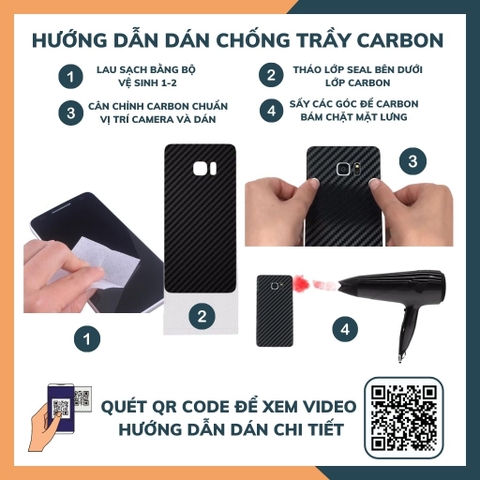Miếng dán samsung s22 ultra carbon trong và đen chống trầy xướt chống bám vân tay phụ kiện huỳnh tân store