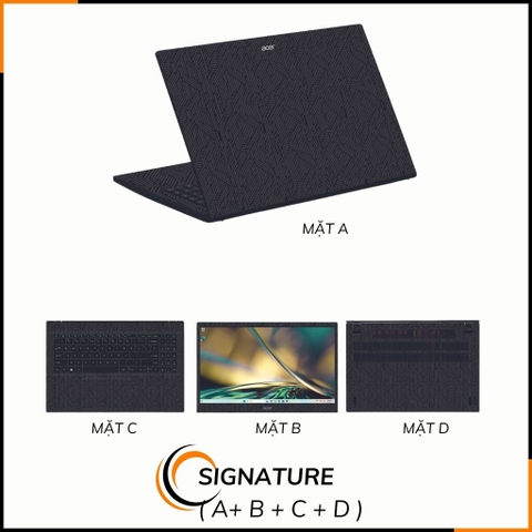 Dán skin laptop asus, dell , acer, hp, msi chính hãng ORAFOL nhập khẩu ĐỨC - SKIN 3M - LAPTOP - PATTEN TEXTURE 02 - SK-B05-02 phụ kiện điện thoại huỳnh tân store