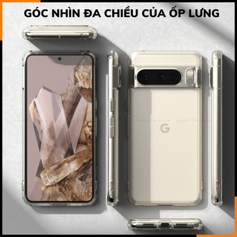 Ốp lưng pixel 9 / pixel 9 pro / 8 pro RINGKE chính hãng trong suốt chống sốc FUSION X chống ố vàng phụ kiện điện thoại huỳnh tân