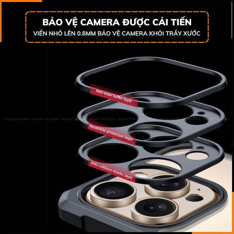 Ốp lưng iphone 17 16 pro max ip 15 14 13 x xs max xr XUNDD trong suốt chống sốc chính hãng huỳnh tân