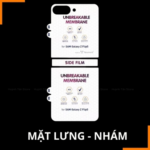 Dán màn hình z flip 5 dẻo TPU trong suốt hoặc nhám 3 lớp dễ dán bảo vệ màn hình phụ kiện điện thoại huỳnh tân store