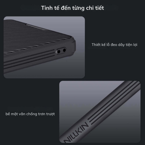 Ốp lưng Samsung S25 Ultra/ S25 Plus/ S25/ S24 Ultra/ S24 FE nắp trượt bảo vệ camera Nillkin CamShield Pro Case