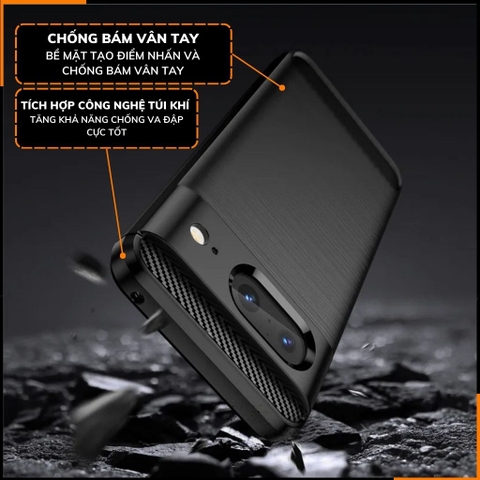 Ốp lưng pixel 8 pro dẻo phay xướt chống bám vân tay bảo vệ camera phụ kiện huỳnh tân store