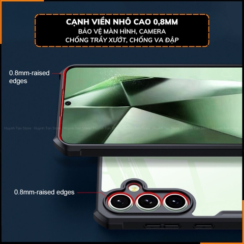 Ốp lưng samsung s24 fe chống sốc xundd bảo vệ camera chính hãng chống ố vàng phụ kiện điện thoại huỳnh tân store