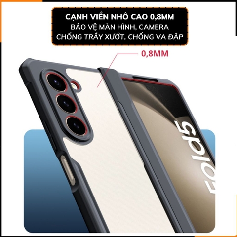 Ốp lưng samsung z fold 5 chống sốc xundd bảo vệ camera chính hãng chống ố vàng phụ kiện điện thoại huỳnh tân store