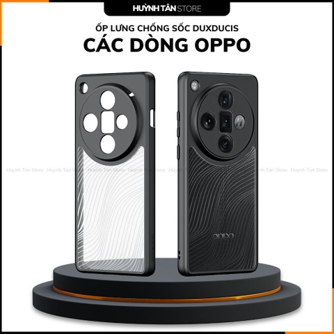 Ốp oppo find x8 pro / find x8 / find x7 ultra aimo chính hãng duxducis chống va đập trong suốt không ố vàng huỳnh tân store
