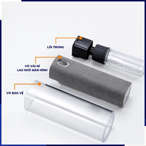 Bình xịt vệ sinh màn hình điện thoại ipad laptop đa chức năng nano hitech chống bám bẩn phụ kiện huỳnh tân store