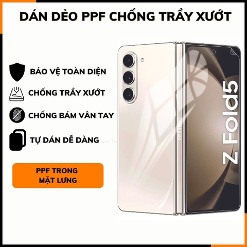 Miếng dán ppf samsung z fold 5 trong suốt hoặc nhám chống bám vân tay bảo vệ camera mua 1 tặng 1 phụ kiện huỳnh tân store