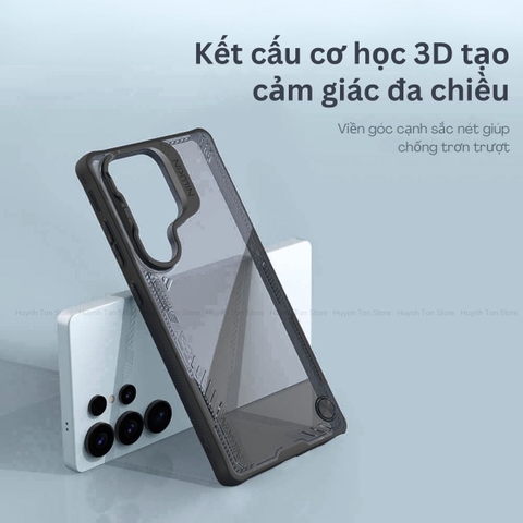 Ốp lưng Samsung S25 Ultra có giá đỡ bảo vệ camera Nillkin Iceblade Prop