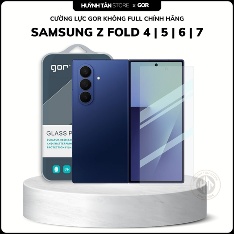 Kính cường lực samsung z fold 7 6 5 4 trong suốt không full màn chống bám vân tay chính hãng Gor phụ kiện huỳnh tân store