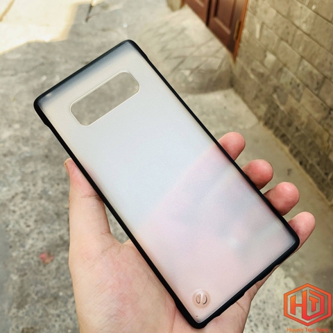 Ốp lưng samsung note 8 nửa cạnh lưng nhám chống bám vân tay bảo vệ camera phụ kiện huỳnh tân store