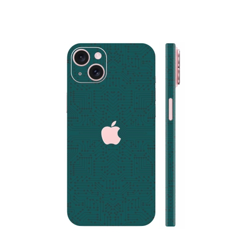 Dán skin điện thoại Iphone 15, Iphone 15 Plus full body và camera nhập khẩu chính hãng USA phụ kiện điện thoại huỳnh tân store - ELECTRIC GREEN - Warp Skin Collection