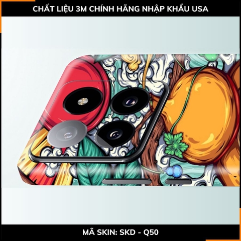Dán skin điện thoại Xiaomi Mi 14 , Mi 14 Pro full body và camera nhập khẩu chính hãng USA in hình NEW YEAR 2024 - SKD Q50 phụ kiện điện thoại huỳnh tân store