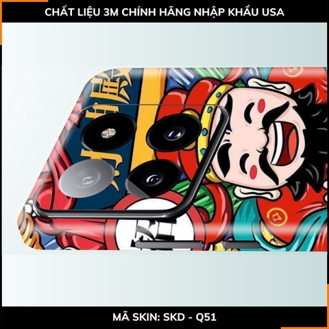 Dán skin điện thoại Xiaomi Mi 14 , Mi 14 Pro full body và camera nhập khẩu chính hãng USA in hình NEW YEAR 2024 - SKD Q51 phụ kiện điện thoại huỳnh tân store