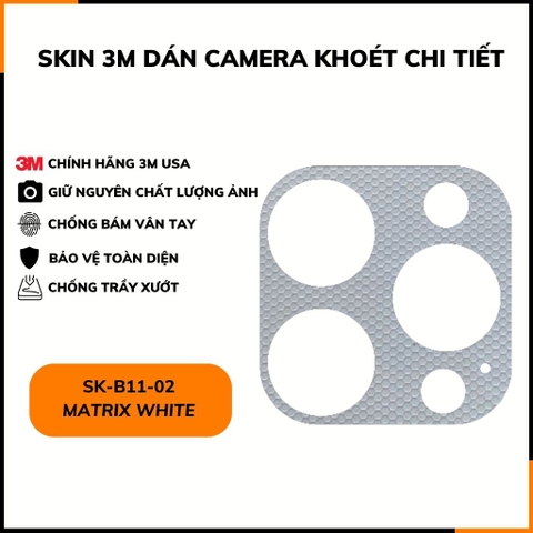 Skin 3m dán camera khoét lỗ chi tiết dành cho iphone 16 PRO , 16 PRO  MAX phụ kiện điện thoại huỳnh tân store