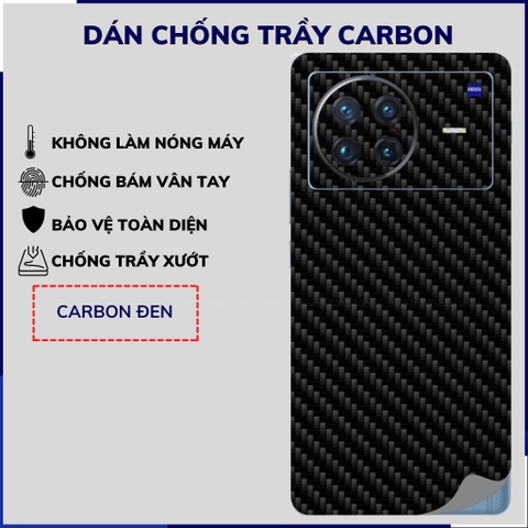 Miếng dán x note carbon trong và đen chống trầy xướt chống bám vân tay phụ kiện huỳnh tân store