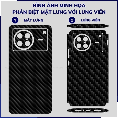 Miếng dán x note carbon trong và đen chống trầy xướt chống bám vân tay phụ kiện huỳnh tân store