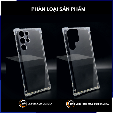 Ốp lưng samsung s22 ultra trong suốt chống sốc bảo vệ camera dẻo tpu 6D phụ kiện điện thoại huỳnh tân store