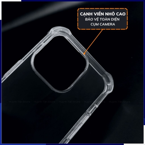 Ốp lưng chống sốc iphone 14 pro clear color ver 3 trong suốt không ố vàng bảo vệ camera phụ kiện huỳnh tân store