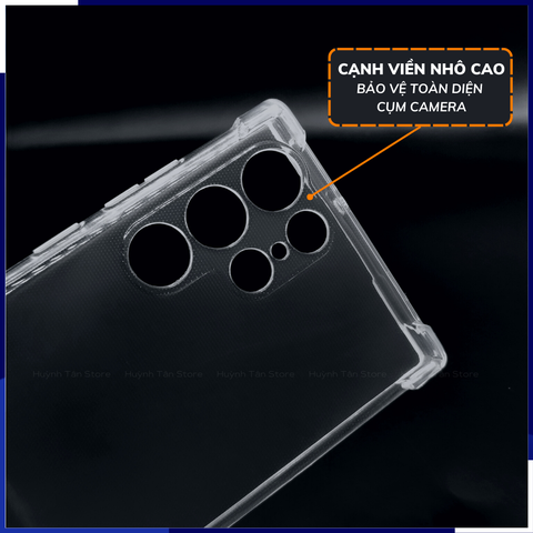 Ốp lưng samsung s22 ultra trong suốt chống sốc bảo vệ camera dẻo tpu 6D phụ kiện điện thoại huỳnh tân store