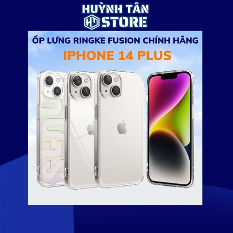 Ốp lưng iphone 14 plus chống sốc Ringke Fusion chính hãng Korea bảo vệ camera phụ kiện huỳnh tân store