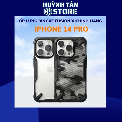 Ốp lưng iphone 14 pro chống sốc Ringke Fusion X chính hãng Korea bảo vệ camera phụ kiện huỳnh tân store