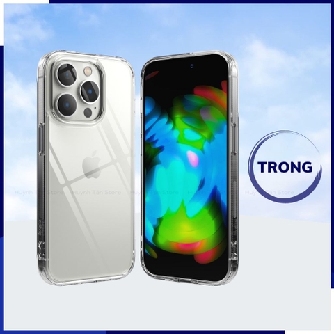 Ốp lưng iphone 14 pro chống sốc Ringke Fusion chính hãng Korea bảo vệ camera phụ kiện huỳnh tân store