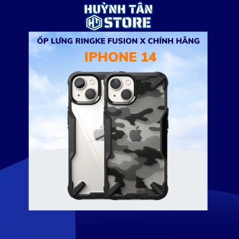 Ốp lưng iphone 14 chống sốc Ringke Fusion X chính hãng Korea bảo vệ camera phụ kiện huỳnh tân store