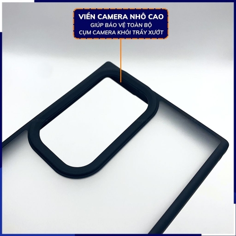 Ốp lưng samsung s23 ultra chống sốc bảo vệ camera chống vân tay nhám viền màu ver 2 phụ kiện điện thoại huỳnh tân store
