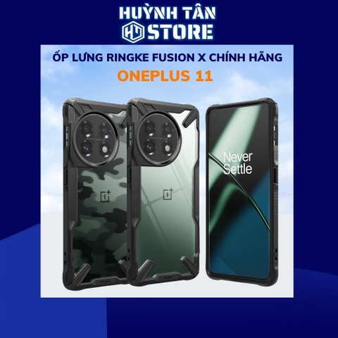 Ốp lưng oneplus 11, op 11 RINGKE chính hãng trong suốt chống sốc FUSION X chống ố vàng phụ kiện điện thoại huỳnh tân