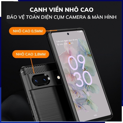 Ốp lưng pixel 7 dẻo phay xướt chống bám vân tay bảo vệ camera phụ kiện huỳnh tân store
