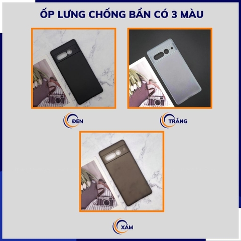 Ốp lưng pixel 7 pro dẻo nhựa siêu mỏng giấy chống bám vân tay bảo vệ camera phụ kiện huỳnh tân store