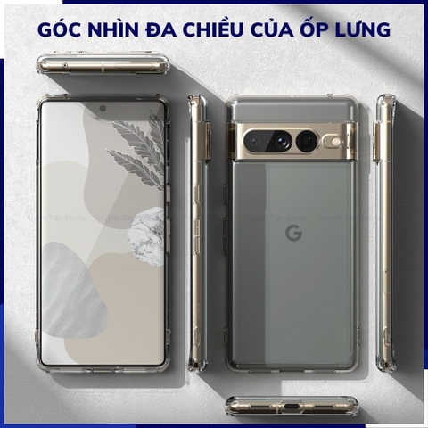 Ốp lưng pixel 7 pro chống sốc Ringke Fusion chính hãng Korea bảo vệ camera phụ kiện huỳnh tân store