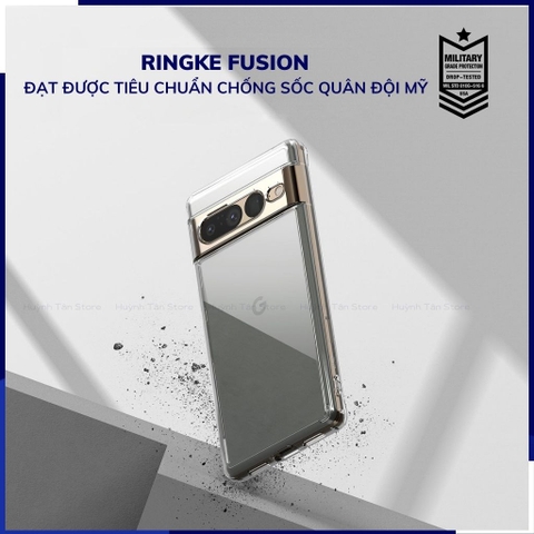 Ốp lưng pixel 7 pro chống sốc Ringke Fusion chính hãng Korea bảo vệ camera phụ kiện huỳnh tân store