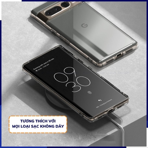 Ốp lưng pixel 7 pro chống sốc Ringke Fusion chính hãng Korea bảo vệ camera phụ kiện huỳnh tân store