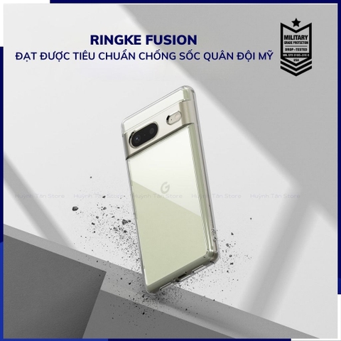 Ốp lưng pixel 7 chống sốc Ringke Fusion chính hãng Korea bảo vệ camera phụ kiện huỳnh tân store