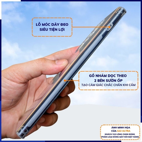 Ốp lưng samsung s22 plus silicon 6d dẻo trong suốt có gờ chống va đập bảo vệ camera phụ kiện điện thoại  huỳnh tân store