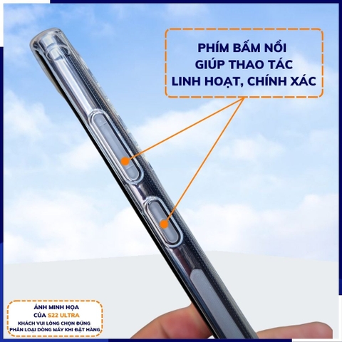 Ốp lưng samsung s22 plus silicon 6d dẻo trong suốt có gờ chống va đập bảo vệ camera phụ kiện điện thoại  huỳnh tân store