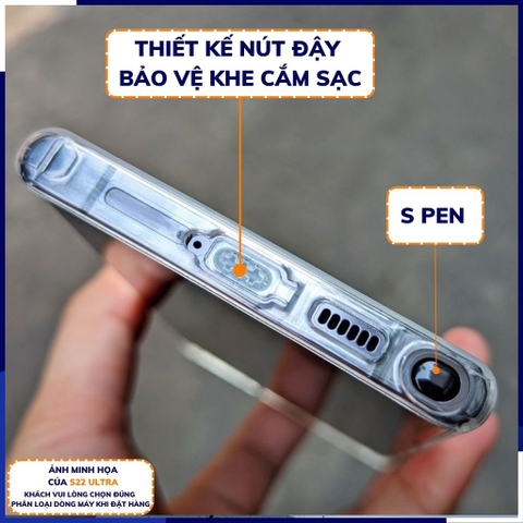 Ốp lưng samsung s22 ultra silicon 6d dẻo trong suốt có gờ chống va đập bảo vệ camera phụ kiện điện thoại  huỳnh tân store