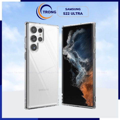 Ốp lưng samsung s22 ultra chống sốc Ringke Fusion X chính hãng Korea bảo vệ camera phụ kiện huỳnh tân store