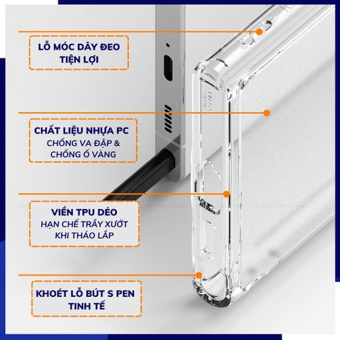 Ốp lưng samsung s22 ultra chống sốc Ringke Fusion X chính hãng Korea bảo vệ camera phụ kiện huỳnh tân store