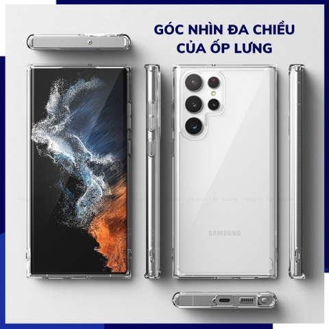 Ốp lưng samsung s22 ultra chống sốc Ringke Fusion X chính hãng Korea bảo vệ camera phụ kiện huỳnh tân store
