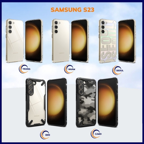Ốp lưng samsung s23, s23 plus chống sốc Ringke Fusion X chính hãng Korea bảo vệ camera phụ kiện huỳnh tân store
