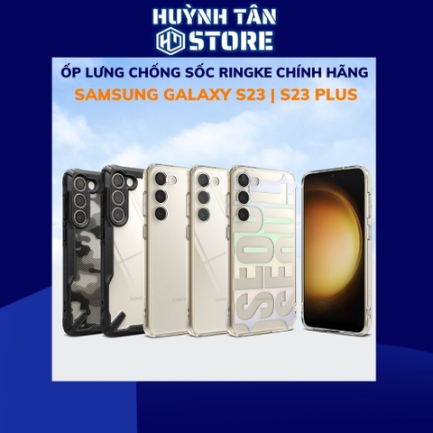 Ốp lưng samsung s23, s23 plus chống sốc Ringke Fusion X chính hãng Korea bảo vệ camera phụ kiện huỳnh tân store