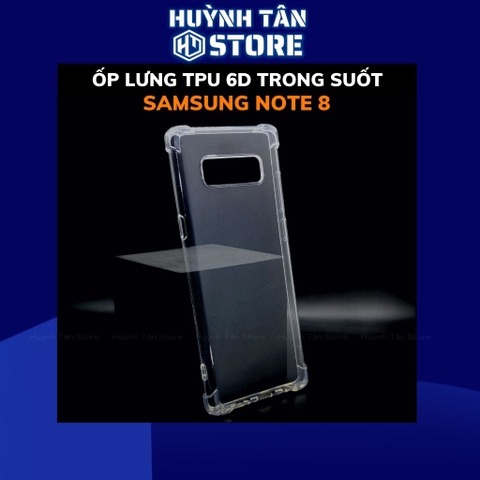Ốp lưng samsung note 8 trong suốt chống sốc bảo vệ camera TPU 6D phụ kiện điện thoại huỳnh tân store