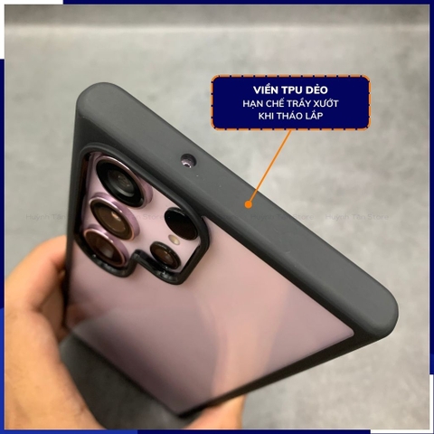 Ốp lưng samsung s23 ultra chống sốc clear color ver 1 trong suốt không ố vàng bảo vệ camera phụ kiện điện thoại huỳnh tân store